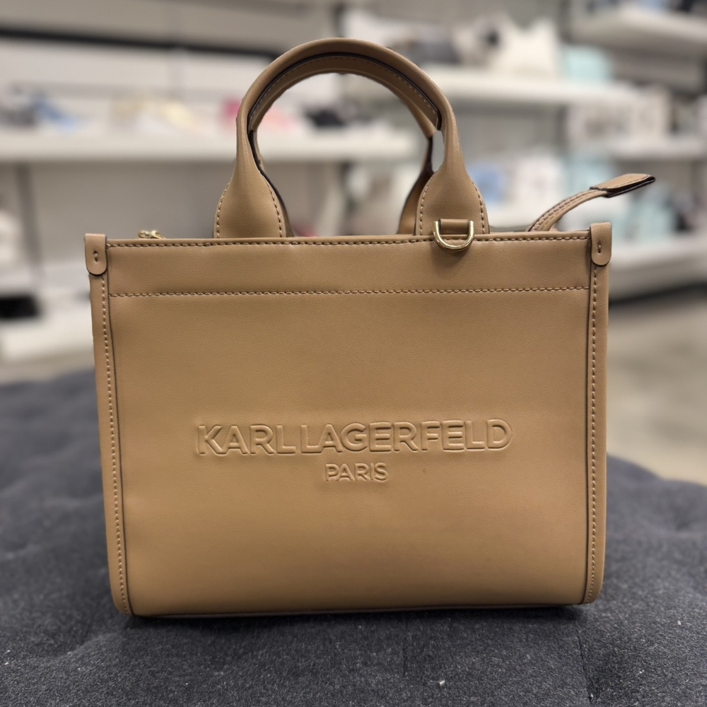 Karl Lagerfeld Camel Tote Bag